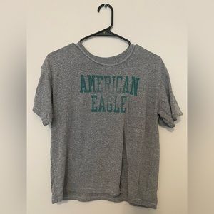 vintage vault American eagle cropped shirt